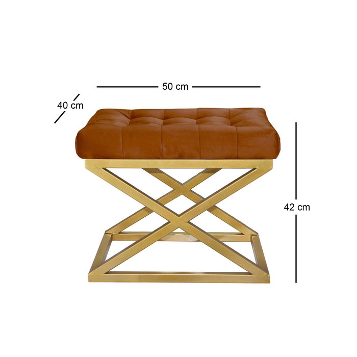 Atelier Del Sofa Capraz - Gold, Terracota